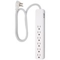 Ge GE 6-Outlet Surge Protector, 560J, 3ft Braided Cord, White 41352